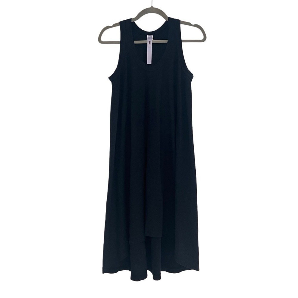 Wilt Womens Black Cotton High-Low Tank Dress XS Made in USA - Picture 2 of 8